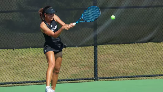 BLOOMINGTON, IN - September 29, 2023 - Li Hsin Lin during the Hoosier Classic at IU Tennis Center in Bloomington, IN. Photo By Maddi Sponsel/Indiana Athletics