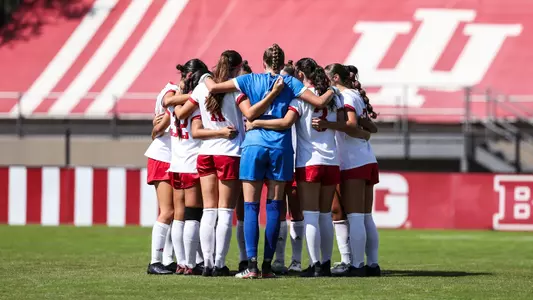 BLOOMINGTON, IN - September 10, 2023 -Indiana Women's Soccer during the game between the Hanover Panthers and the Indiana Hoosiers at Bill Armstrong Stadium in Bloomington, IN. Photo By Gretta Cohoon/Indiana Athletics