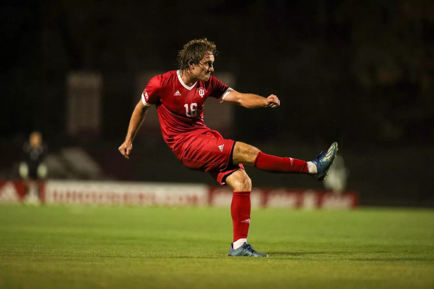 BLOOMINGTON, IN - October 27, 2023 - \msoc during the game between the Trine Thunder and the Indiana Hoosiers at Bill Armstrong Stadium in Bloomington, IN. Photo By Grace Waggoner/IU Athletics