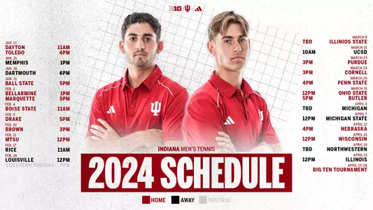 Men's Tennis 2024 Schedule