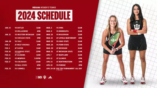 2024 Women's Tennis Schedule