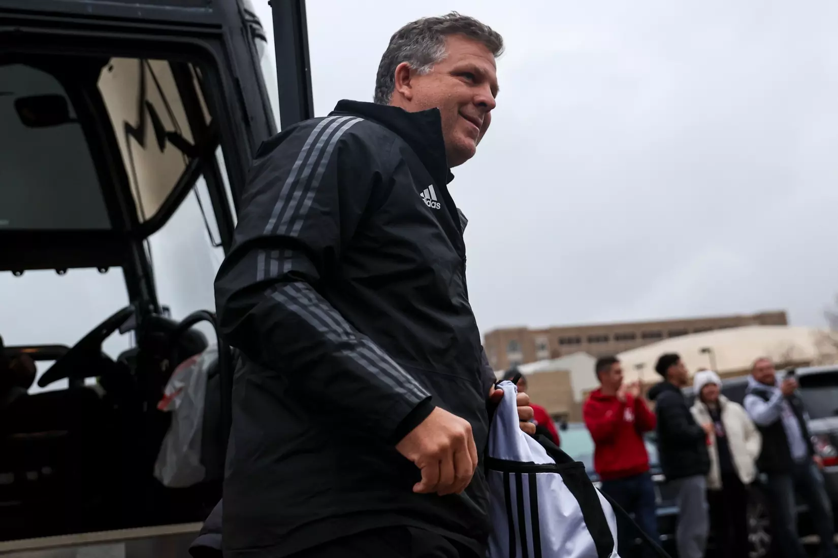 Head Coach Todd Yeagley of the Indiana Hoosiers during the NCAA Elite Eight vs. the Notre Dame Fighting Irish.