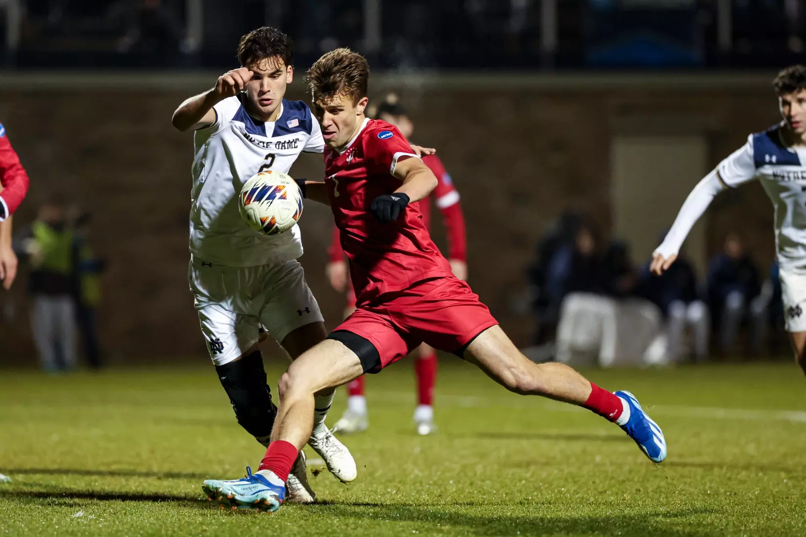 Karsen Henderlong #7 of the Indiana Hoosiers during the NCAA Elite Eight vs. the Notre Dame Fighting Irish.