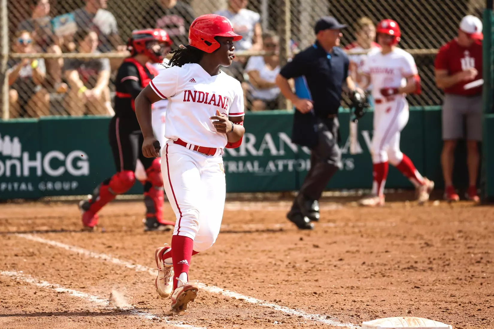 CLEARWATER, FL - February 16, 2023 - infield\pitcher Brianna Copeland #16 of the Indiana Hoosiers during the game between the Louisiana Ragin' Cajuns and the Indiana Hoosiers at Eddie C. Moore Complex in Clearwater, FL. Photo By Trent Barnhart/Indiana Athletics
