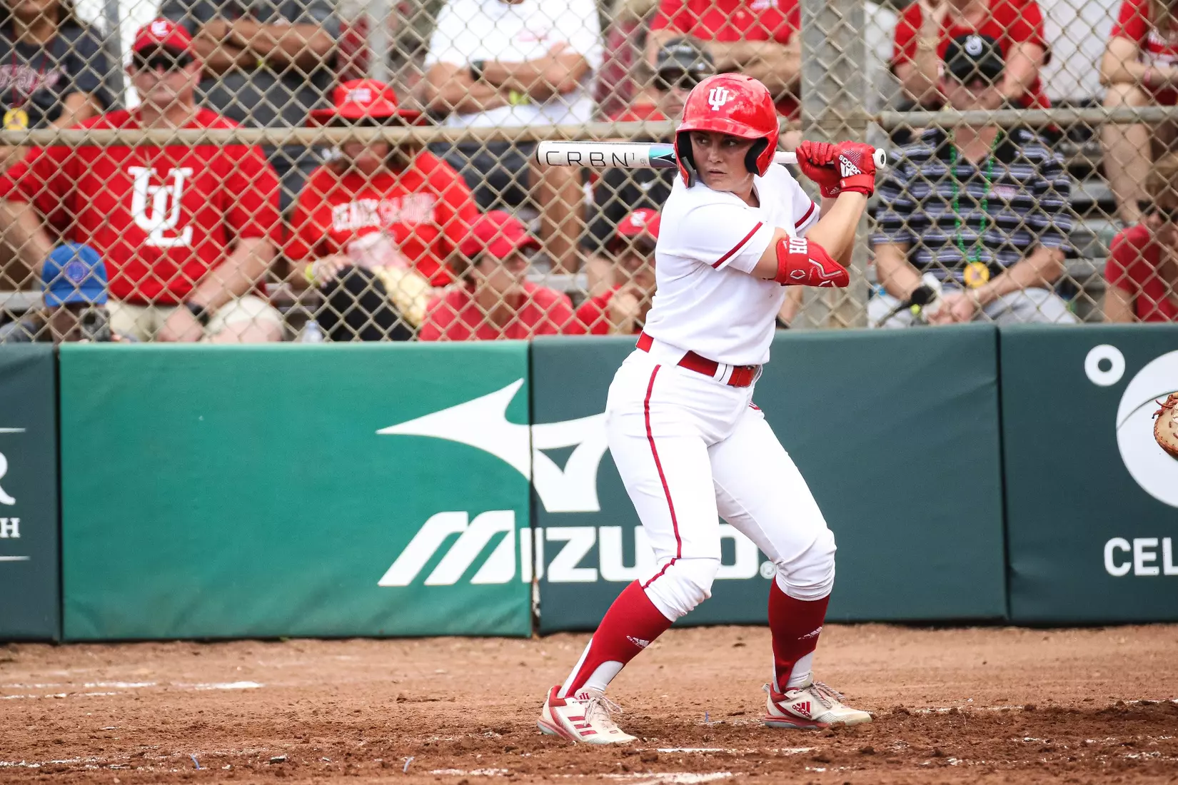 CLEARWATER, FL - February 16, 2023 - outfielder Taylor Minnick #3 of the Indiana Hoosiers during the game between the Louisiana Ragin' Cajuns and the Indiana Hoosiers at Eddie C. Moore Complex in Clearwater, FL. Photo By Trent Barnhart/Indiana Athletics