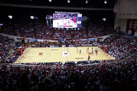 BLOOMINGTON, IN - March 18, 2023 - during the game between the Tennessee Tech Golden Eagles and the Indiana Hoosiers at Simon Skjodt Assembly Hall in Bloomington, IN. Photo By \202#2\