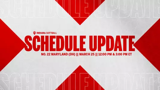 Softball schedule update - Maryland