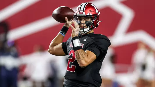 BLOOMINGTON, IN - September 23, 2023 - quarterback Tayven Jackson #2 of the Indiana Hoosiers during the game between the Akron Zips and the Indiana Hoosiers at Memorial Stadium in Bloomington, IN.