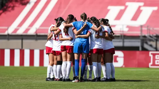 BLOOMINGTON, IN - September 10, 2023 -Indiana Women's Soccer during the game between the Hanover Panthers and the Indiana Hoosiers at Bill Armstrong Stadium in Bloomington, IN. Photo By Gretta Cohoon/Indiana Athletics