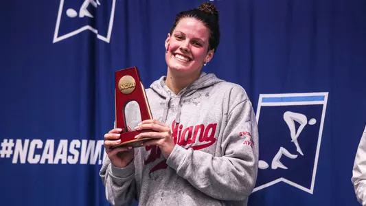 ATHENS, GA - March 20th, 2024 - Anna Peplowski during the 2024 NCAA Women’s Swimming and Diving Championships at the Gabrielsen Natatorium in Athens, Georgia. Photo By Trent Barnhart/Indiana Athletics