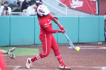 BLOOMINGTON, IN - April 17, 2024 - infield\pitcher Brianna Copeland #16 of the Indiana Hoosiers during the game between the Purdue Boilermakers and the Indiana Hoosiers at Andy Mohr Field in Bloomington, IN. Photo By Dalton Wainscott/Indiana Athletics