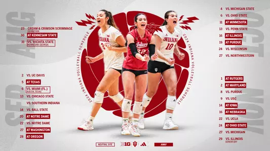 Indiana Volleyball Schedule