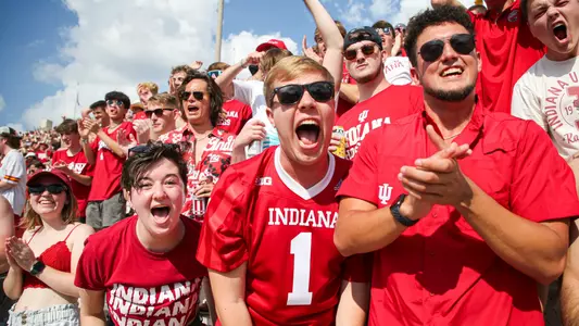 BLOOMINGTON, IN - September 02, 2023 - \fb during the game between the Ohio State Buckeyes and the Indiana Hoosiers at Memorial Stadium in Bloomington, IN. Photo By Maddi Sponsel/Indiana Athletics