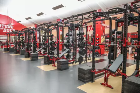 BLOOMINGTON, IN - April 05, 2023 - W. Jay and Nancy Wilkinson Performance Center in Memorial Stadium in Bloomington, IN. Photo By Trent Barnhart/Indiana Athletics