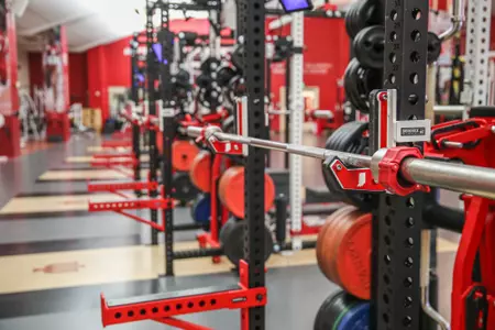 BLOOMINGTON, IN - April 05, 2023 - W. Jay and Nancy Wilkinson Performance Center in Memorial Stadium in Bloomington, IN. Photo By Trent Barnhart/Indiana Athletics