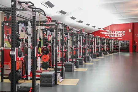 BLOOMINGTON, IN - April 05, 2023 - W. Jay and Nancy Wilkinson Performance Center in Memorial Stadium in Bloomington, IN. Photo By Trent Barnhart/Indiana Athletics