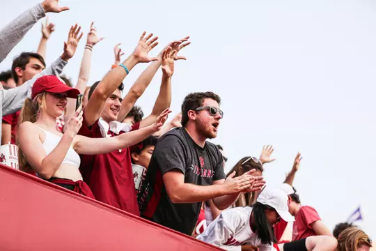 BLOOMINGTON, IN - SEPTEMBER 11, 2021 - during the game between the Idaho Vandals and the Indiana Hoosiers at Memorial Stadium in Bloomington, IN. Photo By Gretta Cohoon/Indiana Athletics