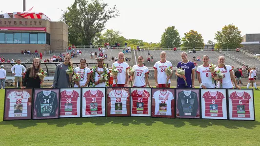 BLOOMINGTON, IN - September 5, 2024 - \wsoc during the game between the Evansville Aces and the Indiana Hoosiers at Bill Armstrong Stadium in Bloomington, IN. Photo By Levi Jones/Indiana Athletics