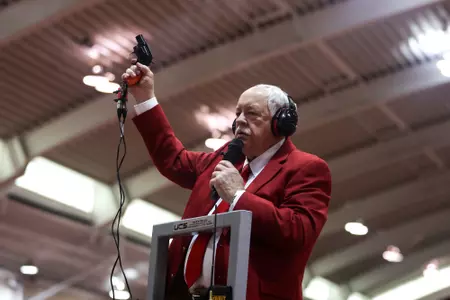 BLOOMINGTON, IN - January 18, 2025 -  During the Track and Field Indiana Invitational at Harry Gladstein Fieldhouse in Bloomington, IN. Photo By Grace Urbanski