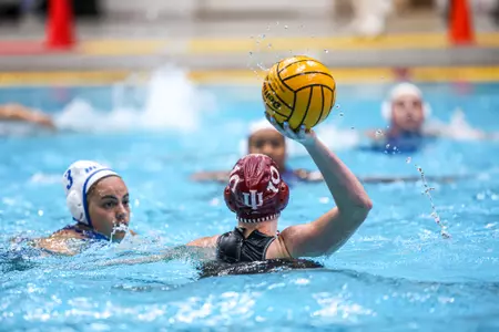 BLOOMINGTON, IN - January 26, 2025 - attacker Skylar Kidd #10 of the Indiana Hoosiers during the game between the University of California, Santa Barbara Gauchos and the Indiana Hoosiers at the Student Recreational Sports Center in Bloomington, IN. Photo By Grace Urbanski/Indiana Athletics