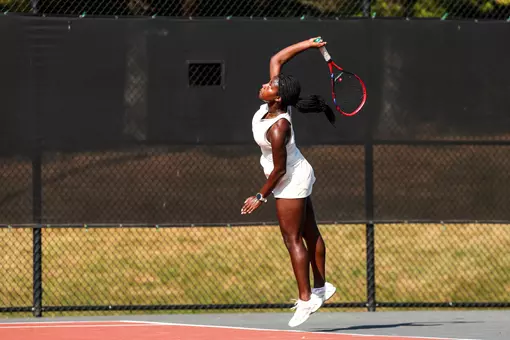 BLOOMINGTON, IN - October 04, 2025 -  Elisabeth Dunac of the Indiana Hoosiers during the Hoosier Classic at IU Tennis Center in Bloomington, IN. Photo By Benjamin Harper/Indiana Athletics