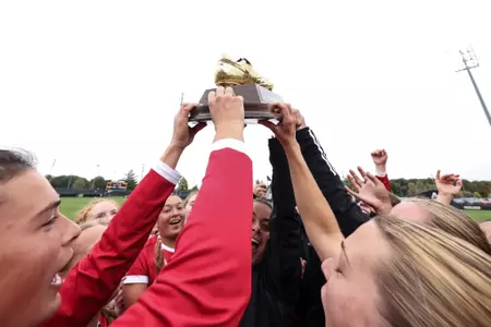WEST LAFAYETTE, IN - OCTOBER 8, 2023 - Golden Boot during the game against the Purdue Boilermakers at Folk Field in West Lafayette, IN. Photo By Gretta Cohoon/Indiana Athletics