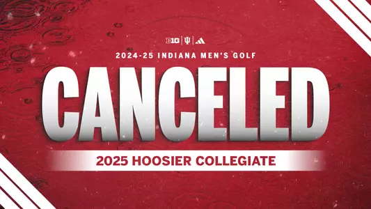 Men's Golf Canceled