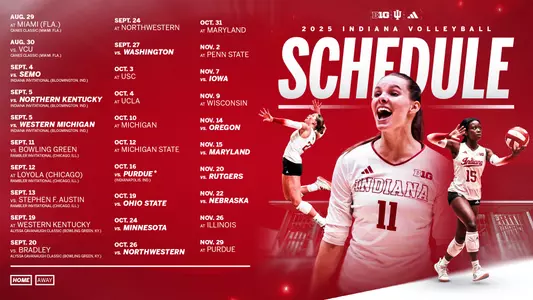 2025 Volleyball Schedule