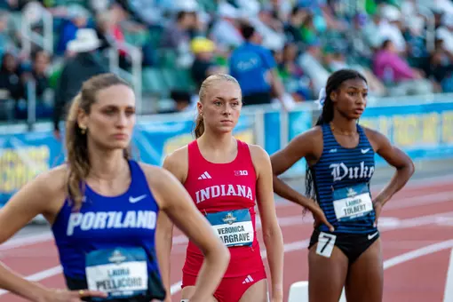 Veronica Hargrave in the NCAA Outdoor Track and Field Championship