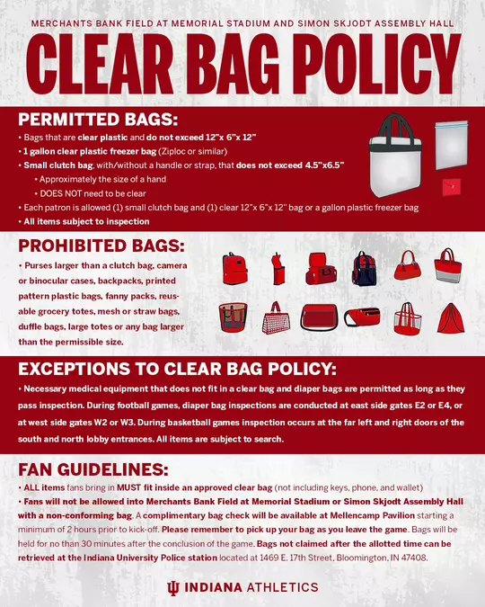 25. Updated Clear Bag Policy
