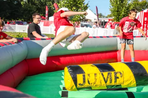 BLOOMINGTON, IN - January 13, 2020 - Tailgating fans during game at Merchants Bank Field at Memorial Stadium vs. Kennesaw State in Bloomington, IN. Photo By Easton Zelinsky/Indiana Athletics