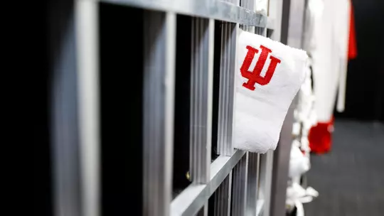BLOOMINGTON, IN - October 03, 2026 - towel before the game between the Rutgers Scarlet Knights and the Indiana Hoosiers at SHI Stadium in Piscataway, NJ. Photo By Dani Meersman/Indiana Athletics