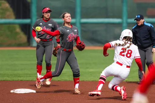 BLOOMINGTON, IN - March 14, 2026 - utility Alex Cooper #31 of the Indiana Hoosiers during the game between the Rutgers Scarlet Knights and the Indiana Hoosiers at Andy Mohr Field in Bloomington, IN. Photo By Spencer Meyer/Indiana Athletics