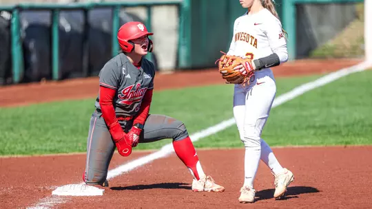 BLOOMINGTON, IN - March 08, 2026 - \sb during the game between the Minnesota Golden Gophers and the Indiana Hoosiers at Andy Mohr Field in Bloomington, IN. Photo By Emma Pearce/Indiana Athletics