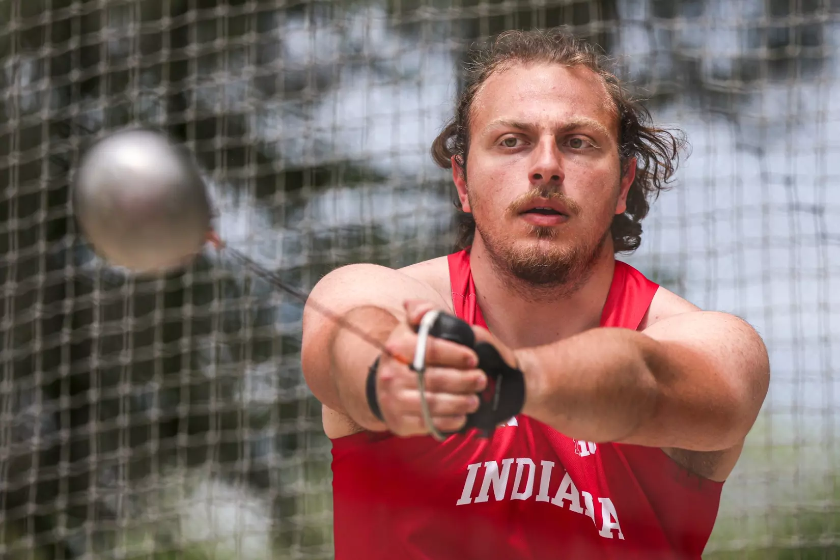 BLOOMINGTON, IN - May 08, 2026 - Nikolaos Sidirenios
during the Billy Hayes Invitational at Robert C. Haugh Complex in Bloomington, IN. Photo By Peter Davis/Indiana Athletics