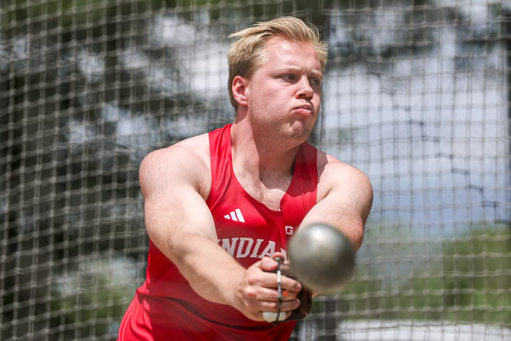 BLOOMINGTON, IN - May 08, 2026 - Michael Neuenroth during the Billy Hayes Invitational at Robert C. Haugh Complex in Bloomington, IN. Photo By Peter Davis/Indiana Athletics