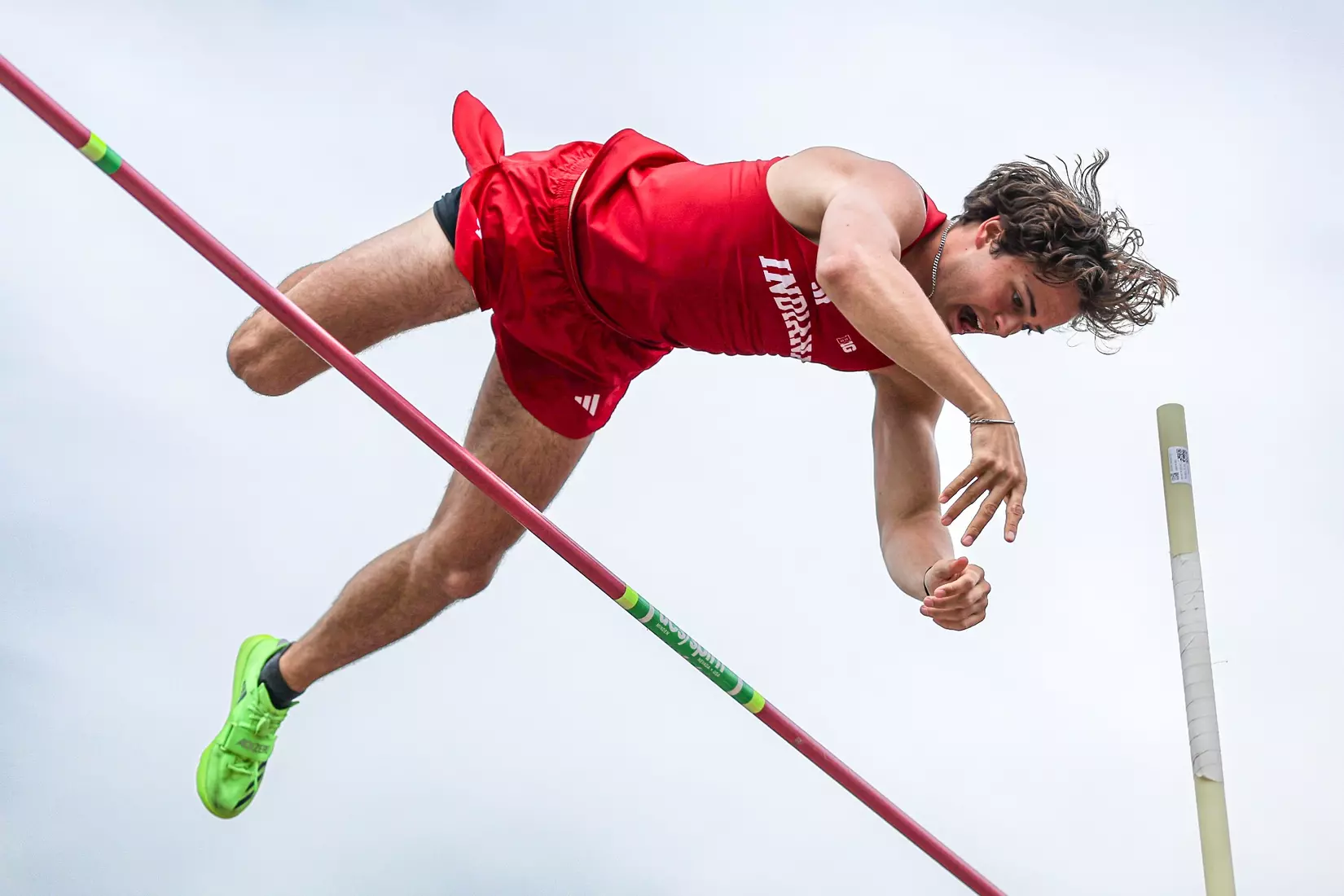 BLOOMINGTON, IN - May 08, 2026 - Lukas Bruac during the Billy Hayes Invitational at Robert C. Haugh Complex in Bloomington, IN. Photo By Peter Davis/Indiana Athletics