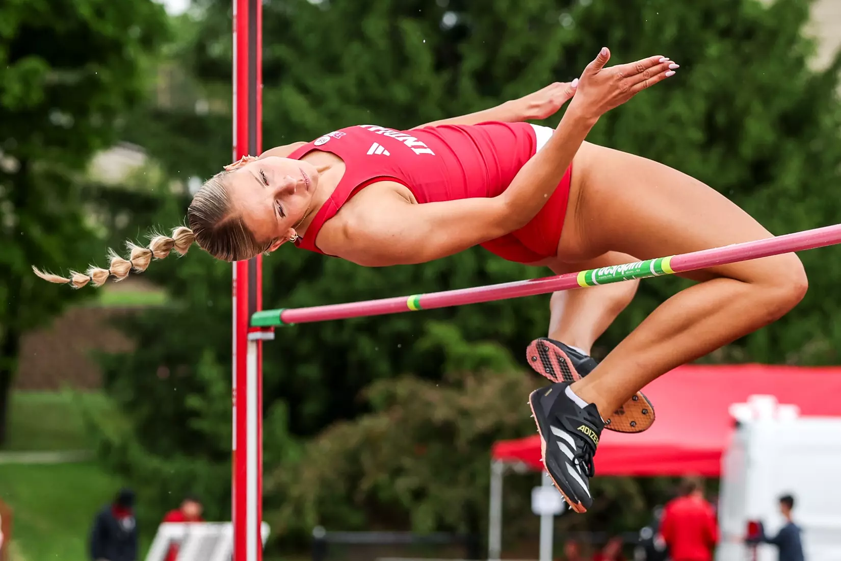 BLOOMINGTON, IN - May 08, 2026 - Taylor Schoonveld during the Billy Hayes Invitational at Robert C. Haugh Complex in Bloomington, IN. Photo By Peter Davis/Indiana Athletics