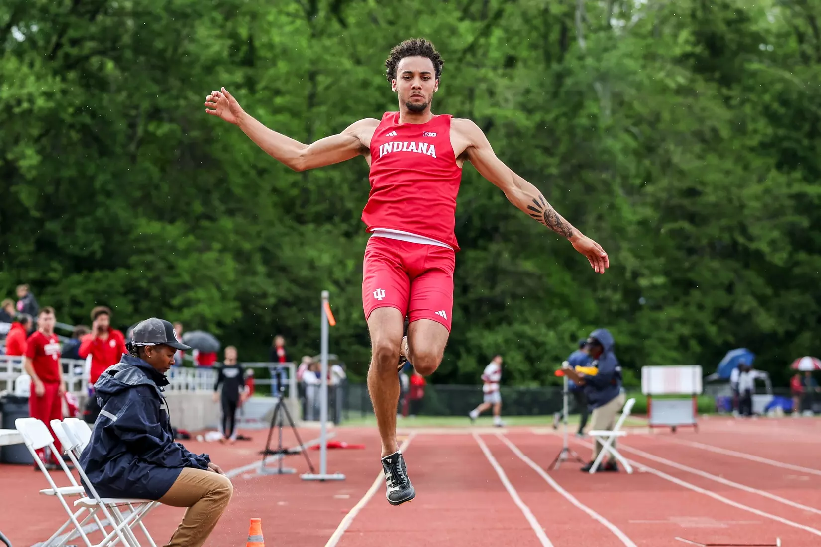 BLOOMINGTON, IN - May 08, 2026 - Xavier Alston during the Billy Hayes Invitational at Robert C. Haugh Complex in Bloomington, IN. Photo By Peter Davis/Indiana Athletics