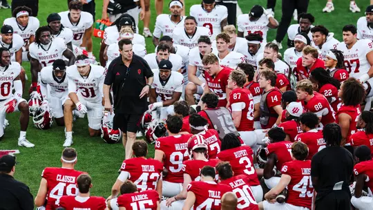 BLOOMINGTON, IN - August 25, 2026 - Indiana Hoosiers Head Coach Curt Cignetti during practice at Merchants Bank Field at Memorial Stadium in Bloomington, IN. Photo By Luke Miller/Indiana Athletics