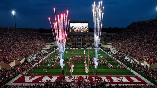BLOOMINGTON, IN - September 20, 2025 - Merchants Bank Field at Memorial Stadium before the game between the Illinois Fighting Illini and the Indiana Hoosiers at Merchants Bank Field at Memorial Stadium in Bloomington, IN. Photo By Emma Pearce/Indiana Athletics