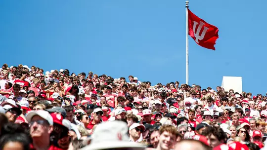 BLOOMINGTON, IN - September 05, 2026 - Fans during the game between the North Texas Mean Green and the Indiana Hoosiers at Merchants Bank Field at Memorial Stadium in Bloomington, IN. Photo By Emma Pearce/Indiana Athletics