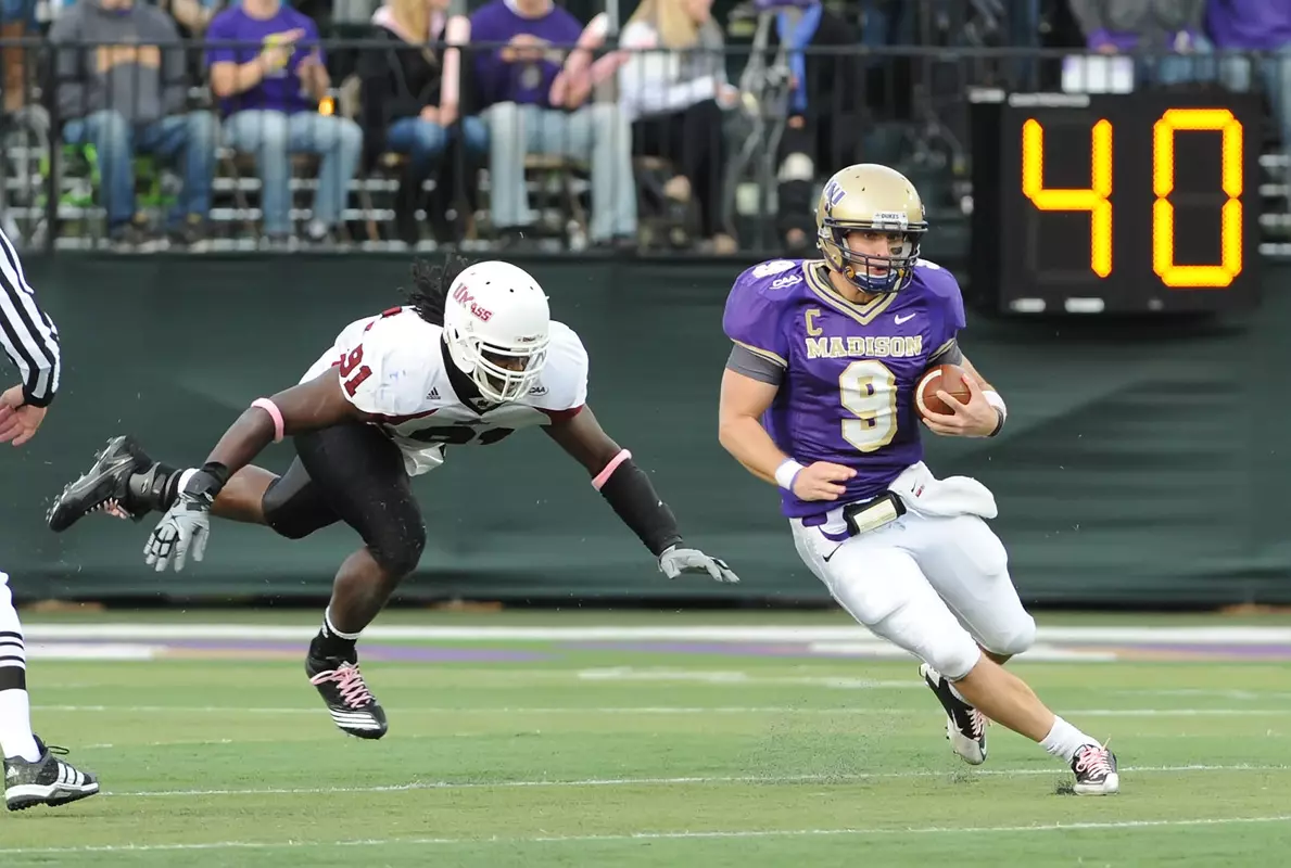 2010 JMU Football - UMass - Drew Dudzik