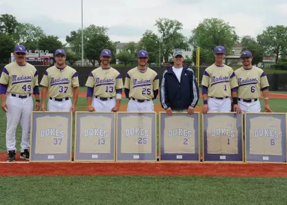 JMU Baseball senior photo