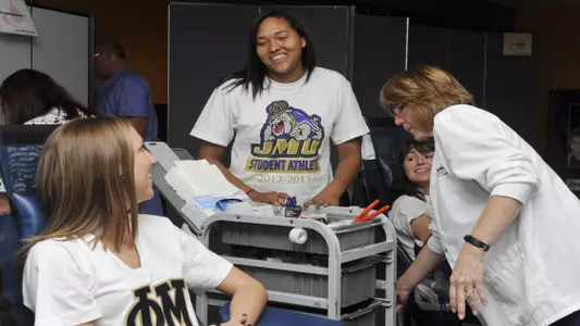 JMU to Participate in 12th Annual CAA Blood Challenge
