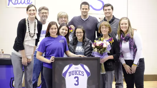 2013 JMU Volleyball - Senior Day Katie Daorai
