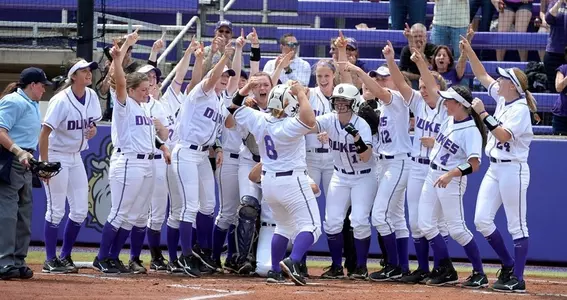 Jessica Mrozek Homerun Celebration vs Towson 051216