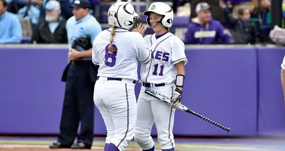 Jessica Mrozek and Madyson Moran NCAA Harrisonburg Regional