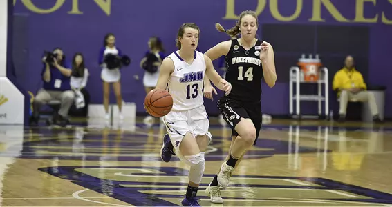 Team Effort Propels JMU to 67-49 Win at Northeastern Image