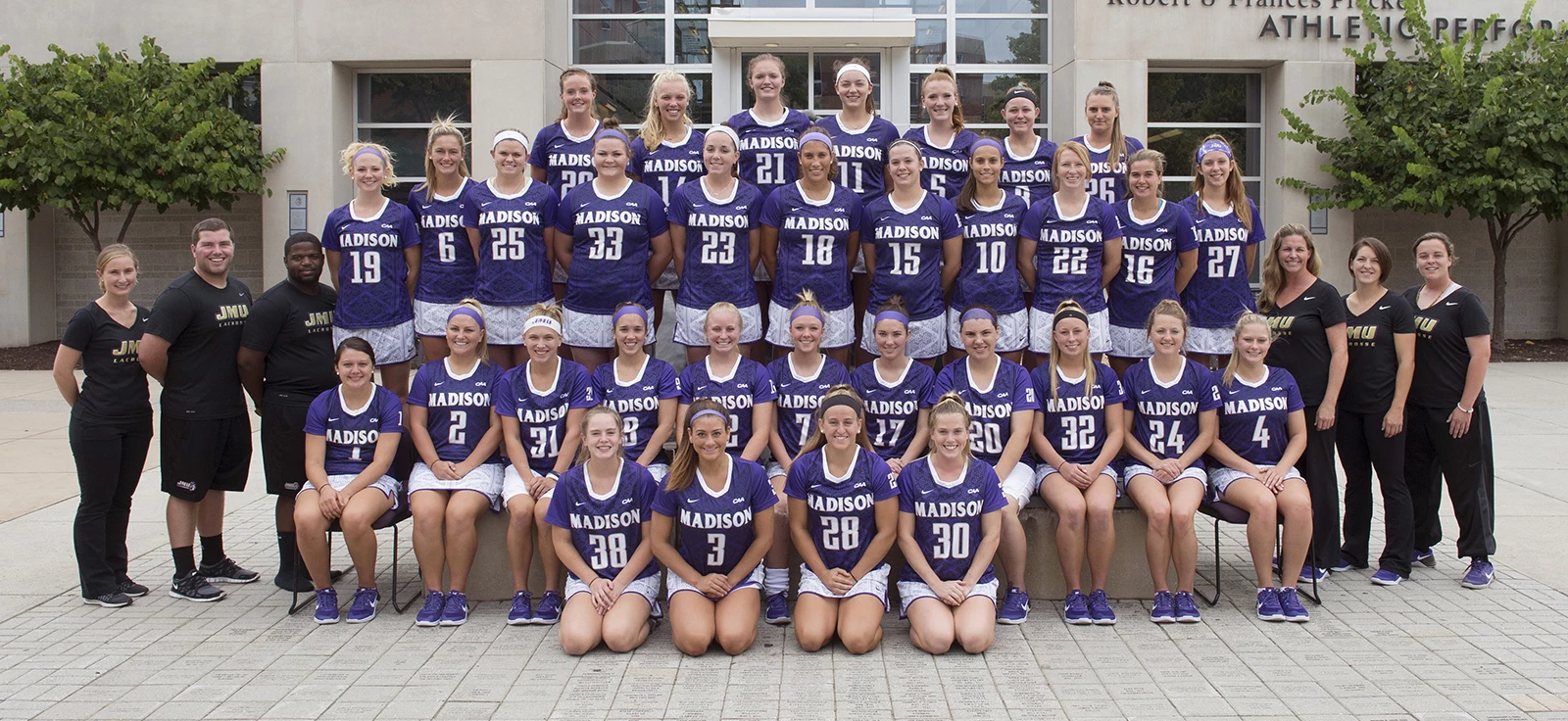 2017 JMU Lacrosse Team Photo